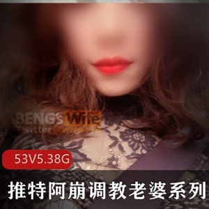 稀缺真实夫妻档UP主阿崩指教老婆狗链有尺度视频合集，53V-5.38G盈利神作！